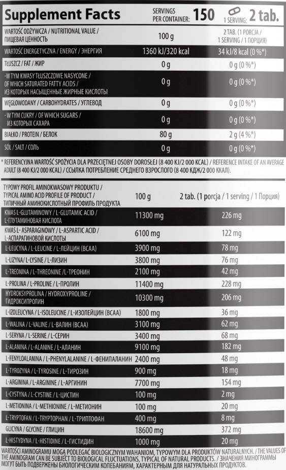 Rëndfleesch Amino 2000 300 Pëllen