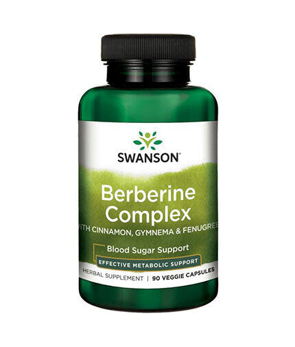 Complejo berberino con canela, gimnema y fenogreco 600 mg - 90 cápsulas