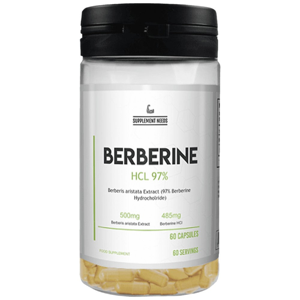 Berberina HCl 500 mg - 60 cápsulas