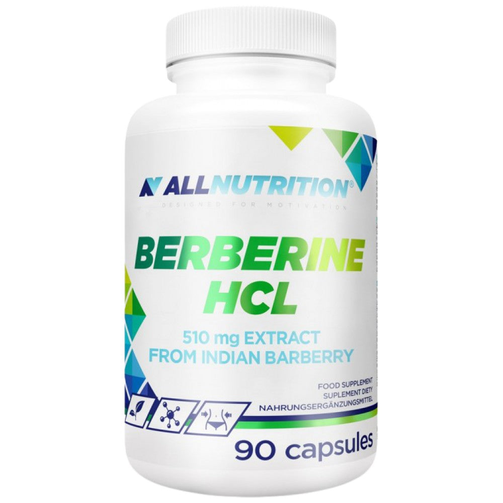 Berberine HCl 510 mg | Extract from Indian Barberry - 90 capsules