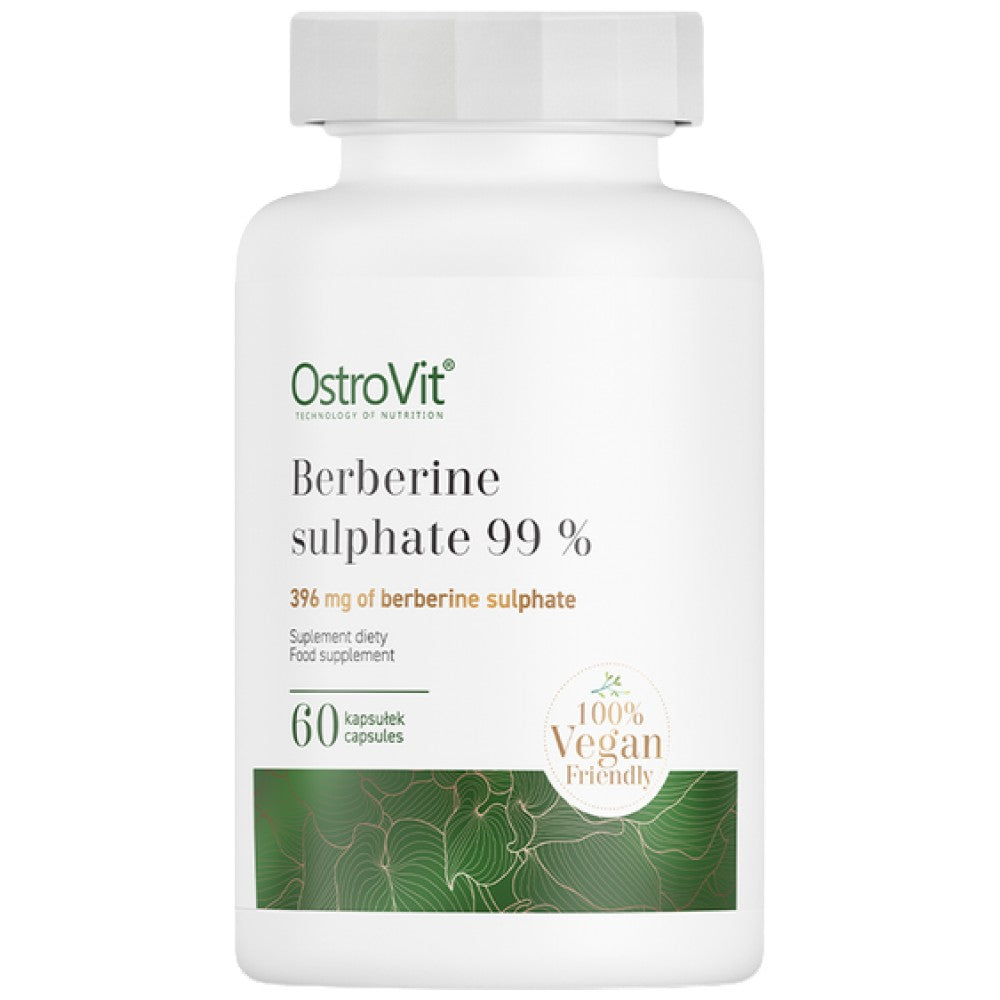Berberine Sulphate 396 mg | 99% Berberis Root Extract 60 capsules
