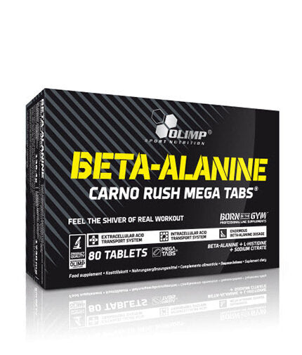 Beta-Alanine Carno Rush Mega Tabs 80 Tabs. OLYMPUS