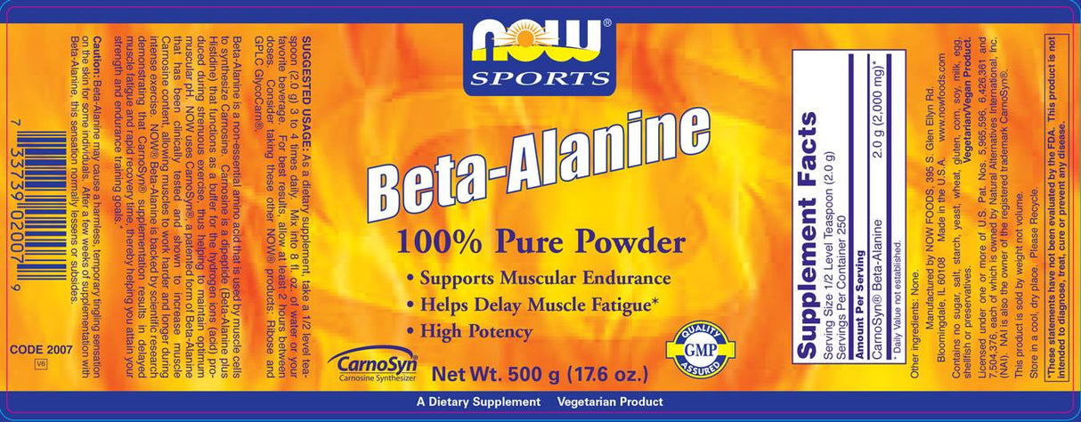 Beta Alanine | Carnosyn® - 500 Gramm