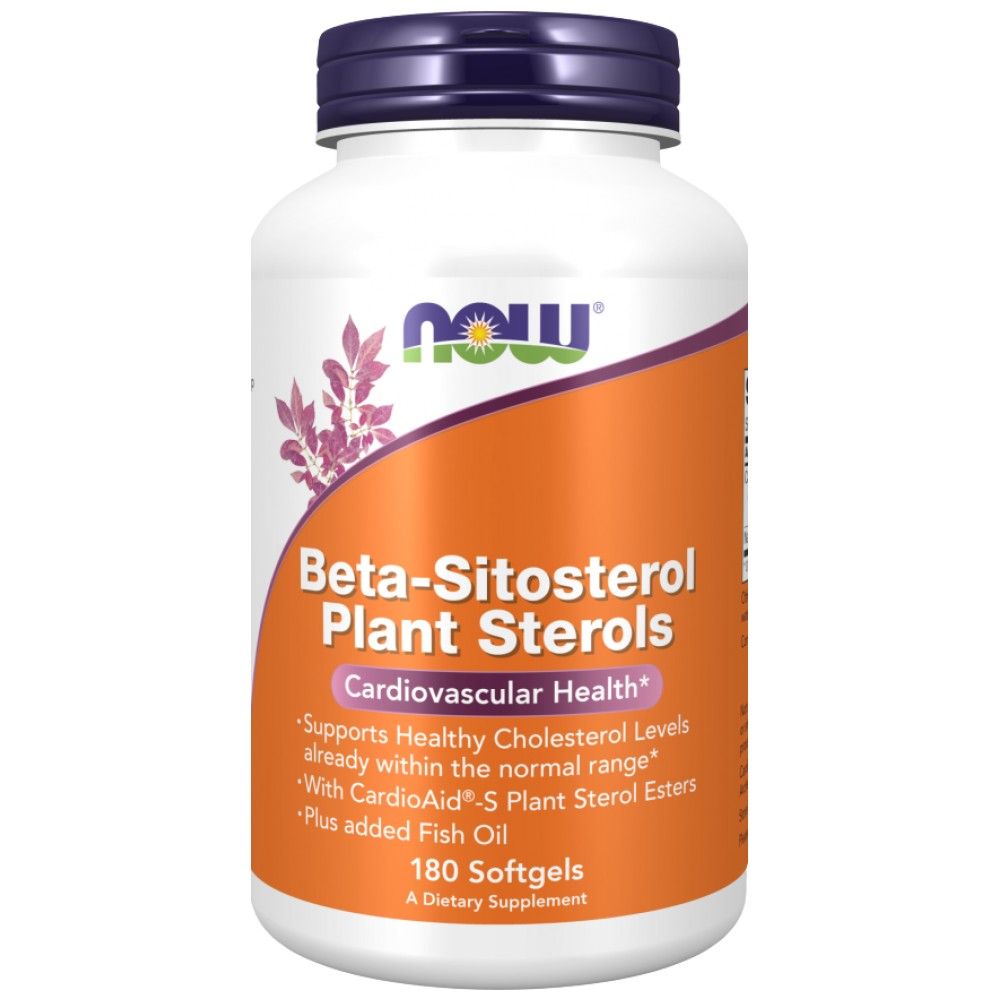 Beta-Sitosterol Plant Sterols - 180 Softgels