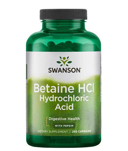 Betaïne HCl zoutzuur met pepsine - 250 capsules