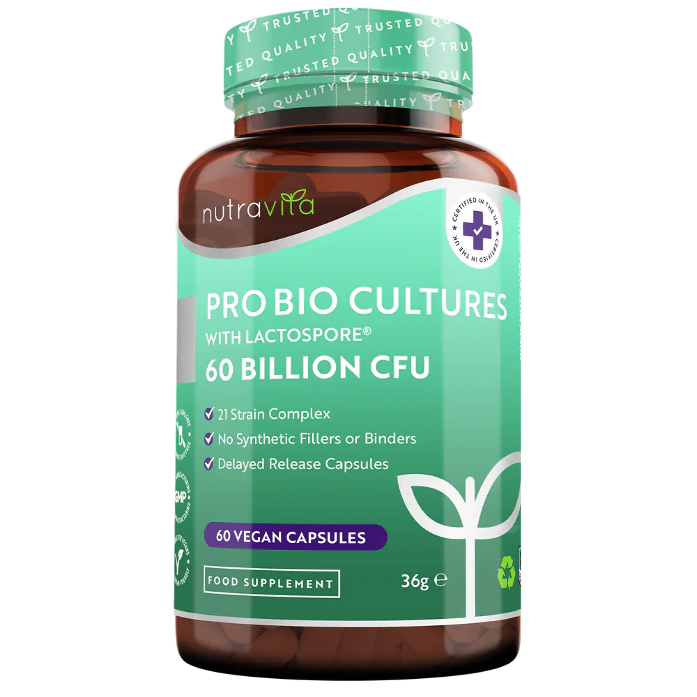Probiotic /synbiotic/ 30 billion, 21 strains /60 capsules, 60 days/ - Nutra Best Europe