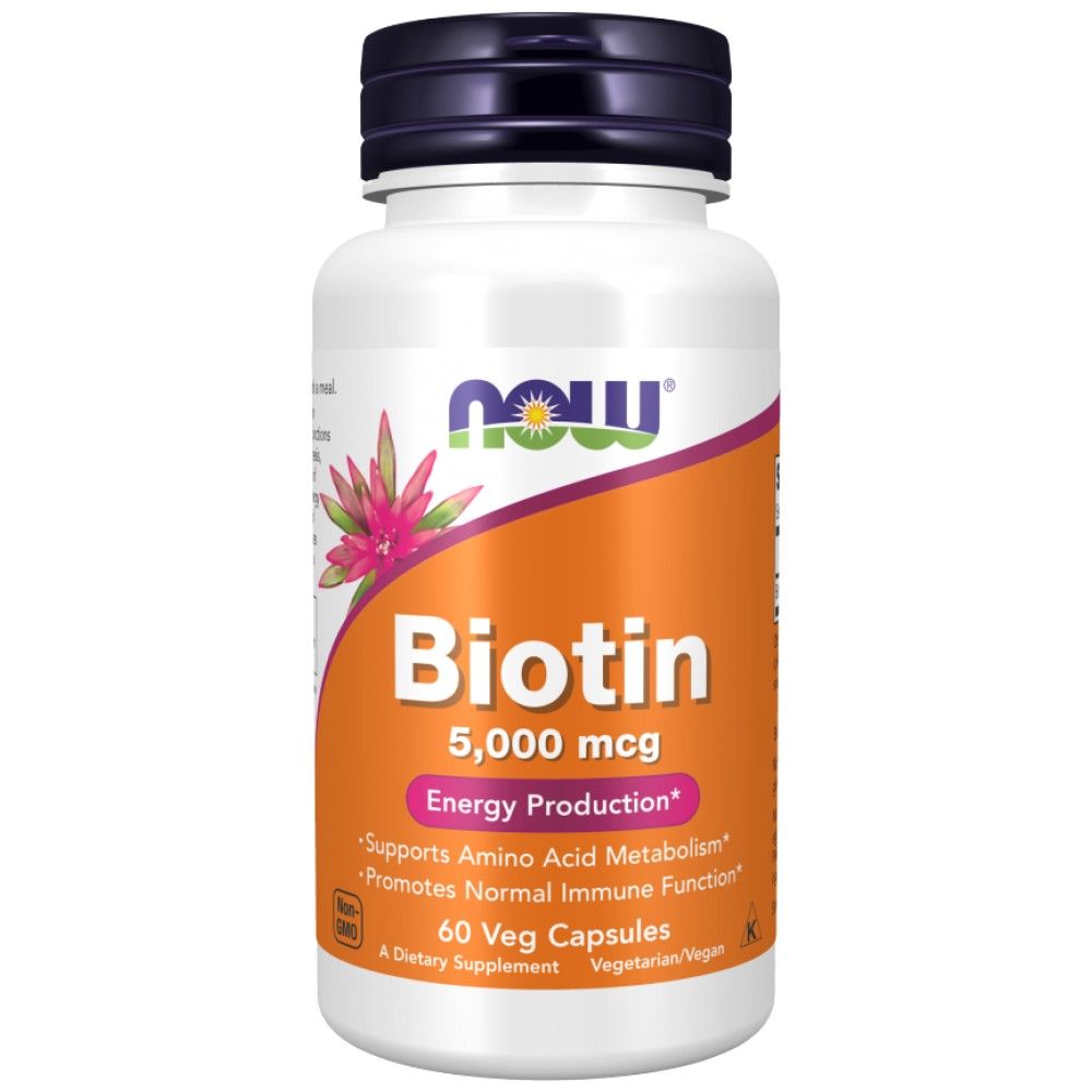 Biotin 5000 mcg - 60 capsules