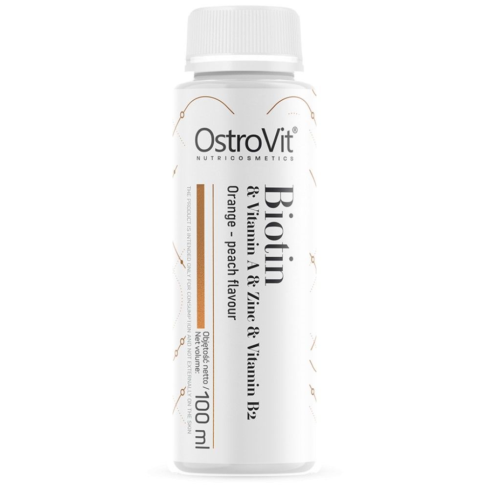 Biotyna i witamina A i cynk i witamina B2 strzały - 100 ml