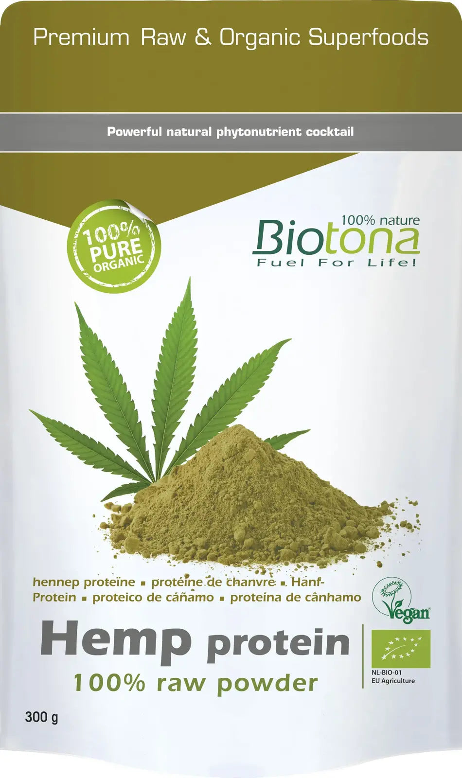 Biotona organic hemp protein 300 g