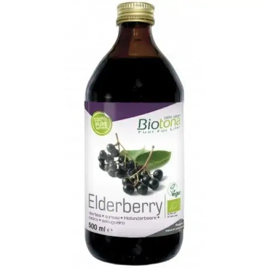 Biotona organic elderberry juice concentrate 500 ml