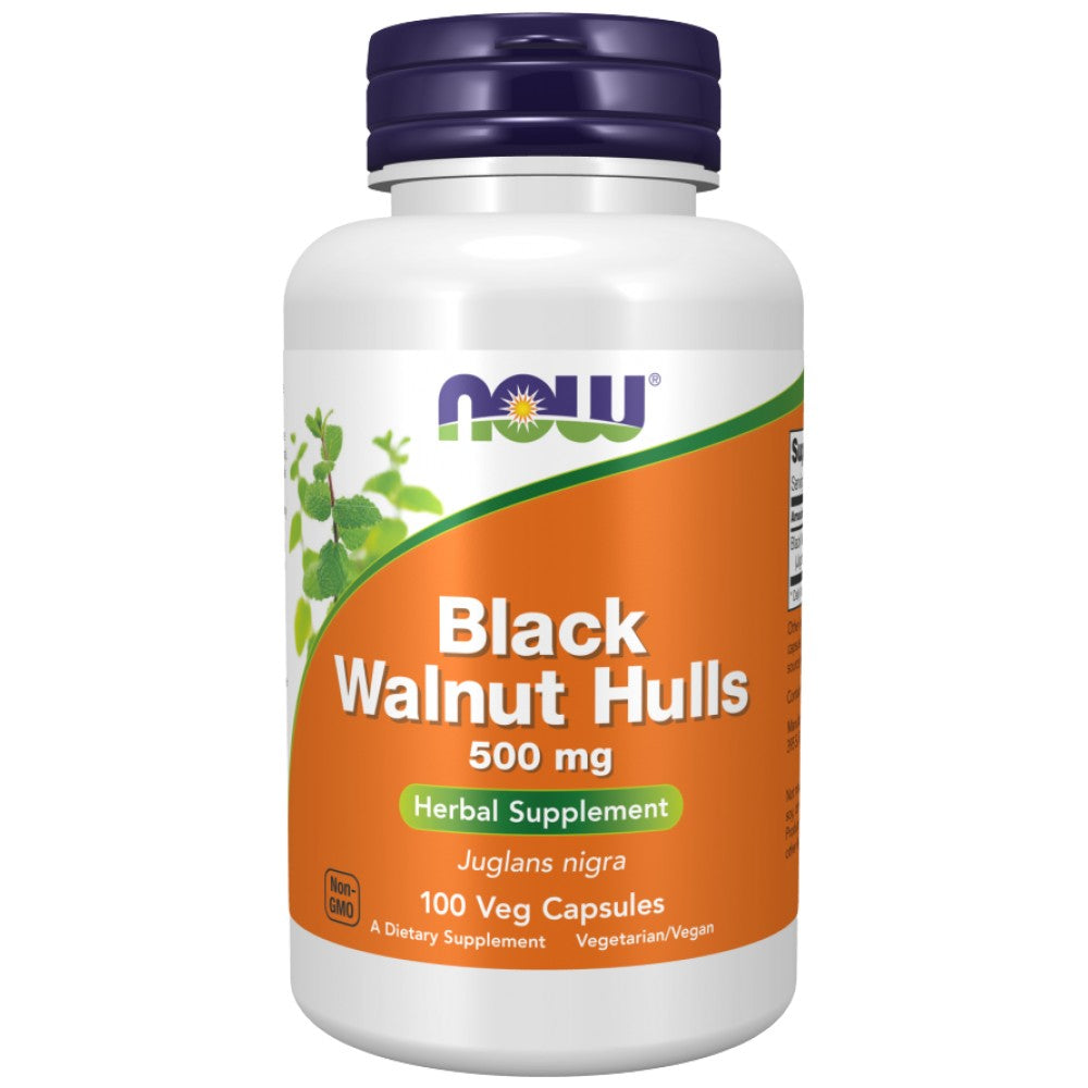 Black Walnut Hulls 500 mg - 100 capsules