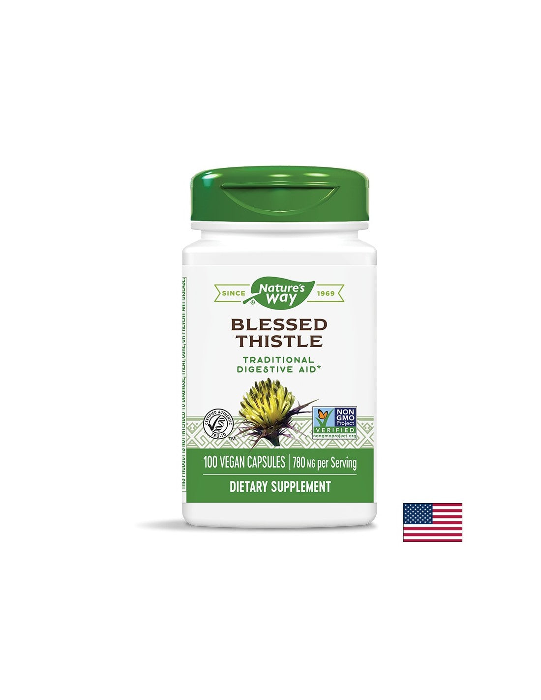 Blessed Thistle 390 mg - 100 capsules