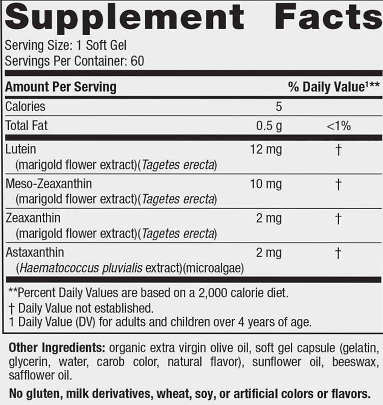 Blue Light Eye Defense - 60 gelcapsules