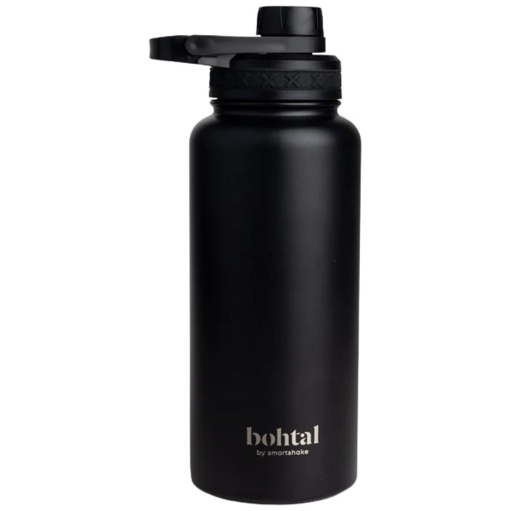„Bohtal“ izoliuotas sportinis butelis | Juoda - 960 ml