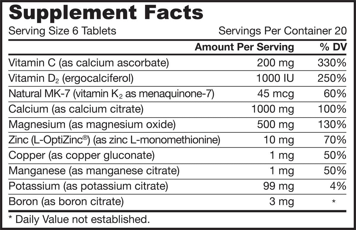 Bone-Up (Vegetarian) 120 Tablets