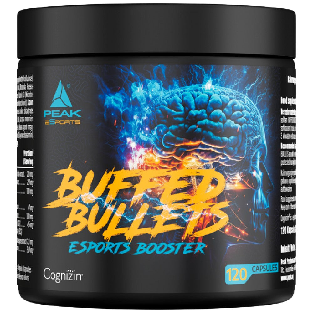 Buffed Bullets | z adaptogenami i nootropicami 120 kapsułkami