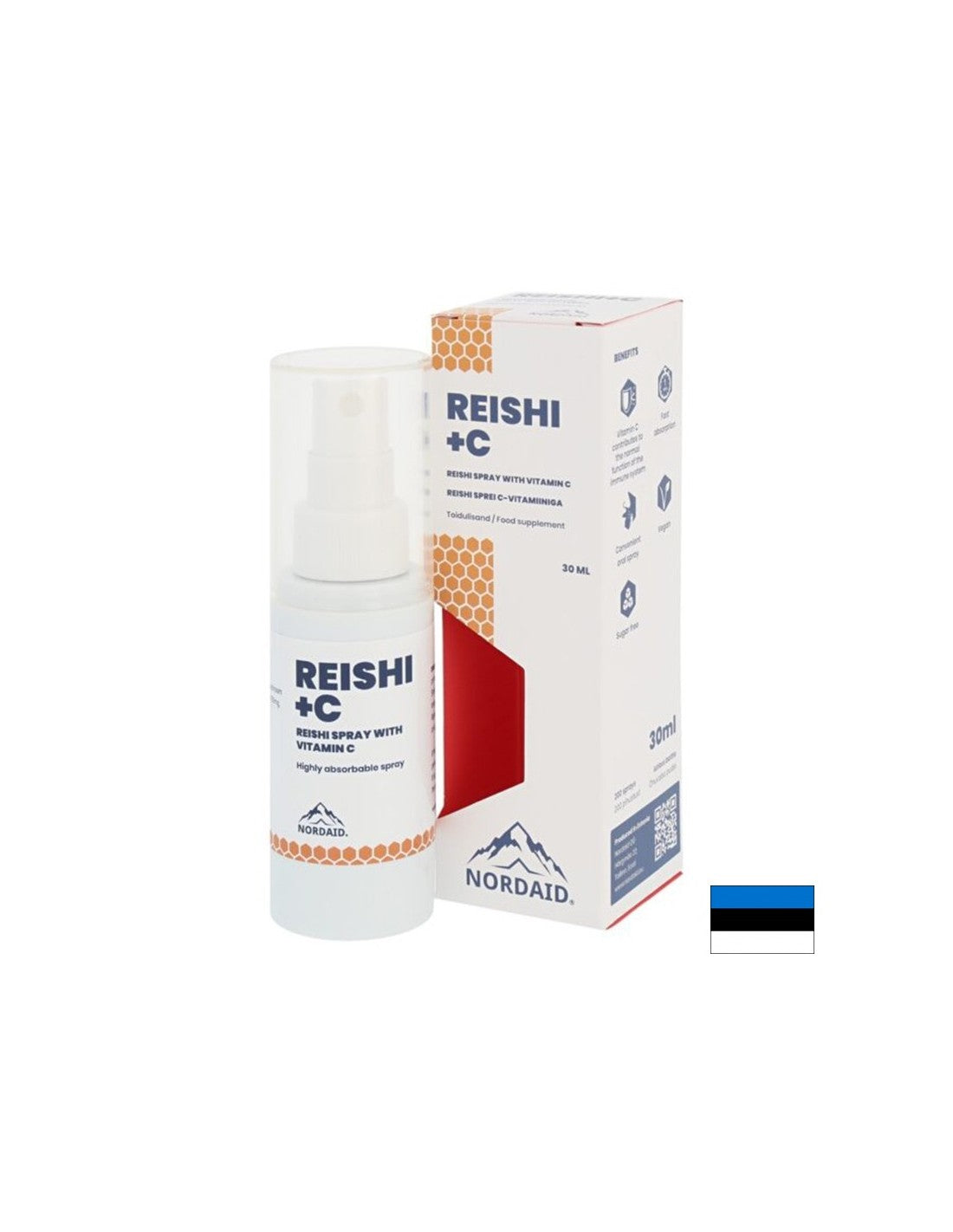 Inmunidad - Reishi + Vitamina C, spray bucal x 30 ml/200 pulverizaciones <tc>Nordaid</tc>
