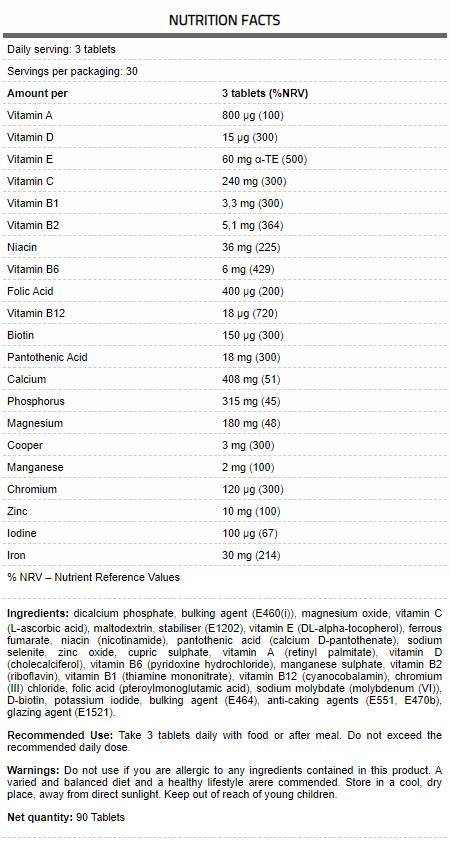 Core Vita / Premium Multivitamin Formula - 90 tabletů