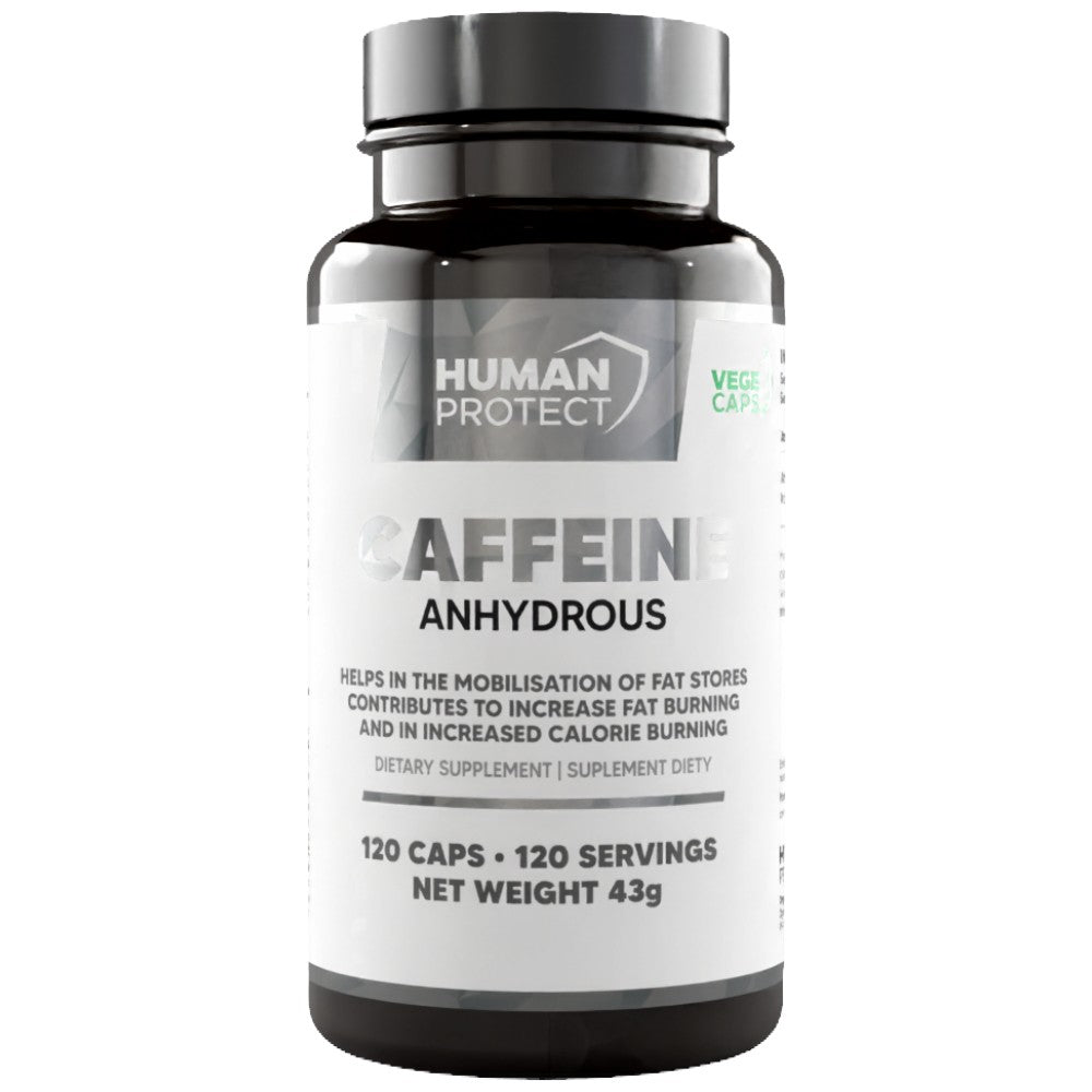 Anhidra de cafeína 200 mg - 120 cápsulas
