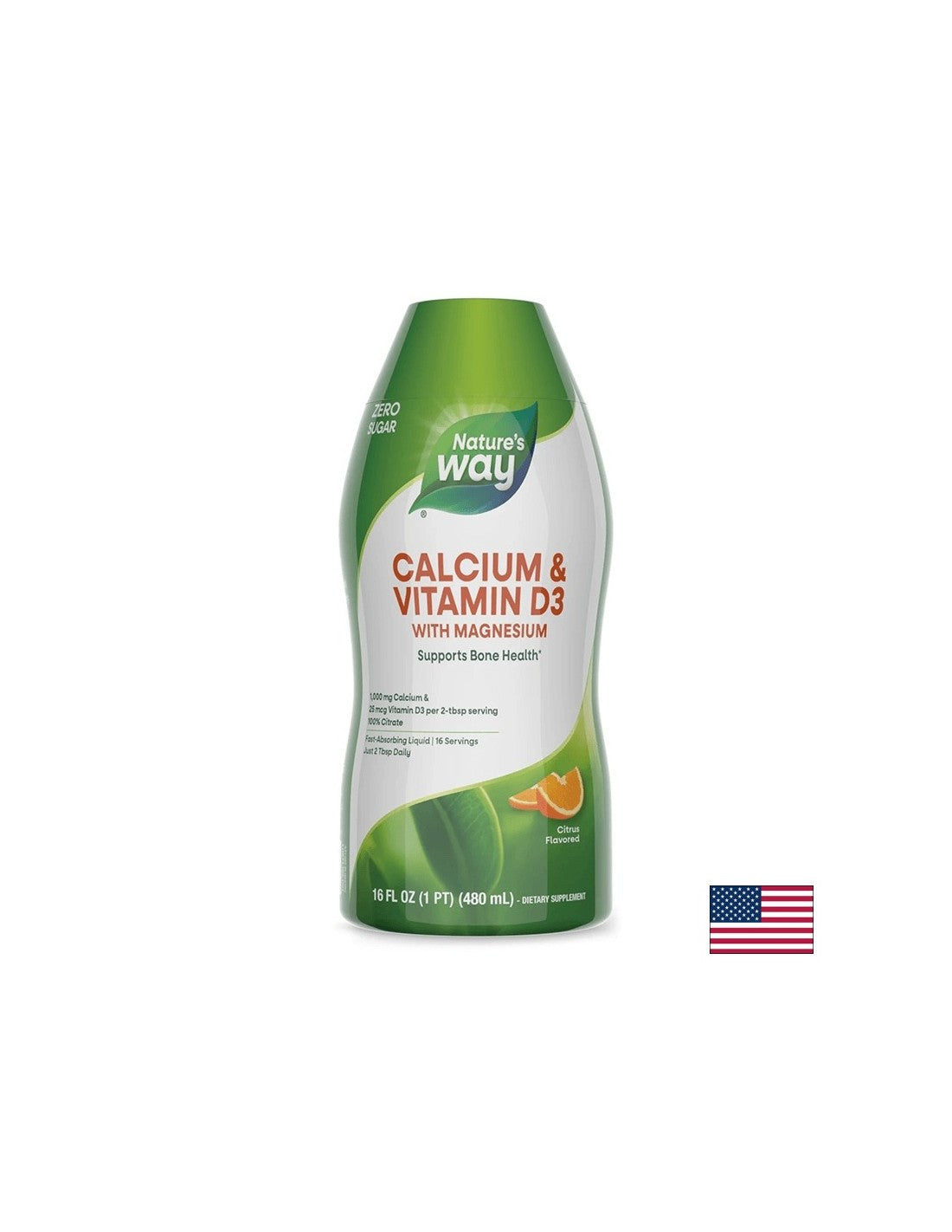 Calcium & Vitamine D3/ Calcium en Vitamine D3 x 480 ml <tc>Nature’s Way</tc>