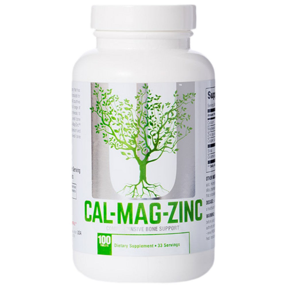 Calcio de magnesio de zinc - 100 tabletas