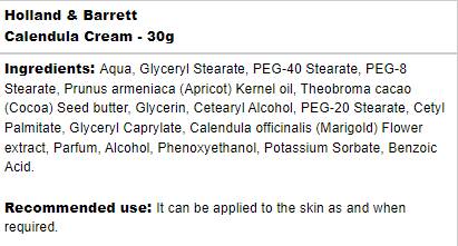 Calendula Cream - 30 grams