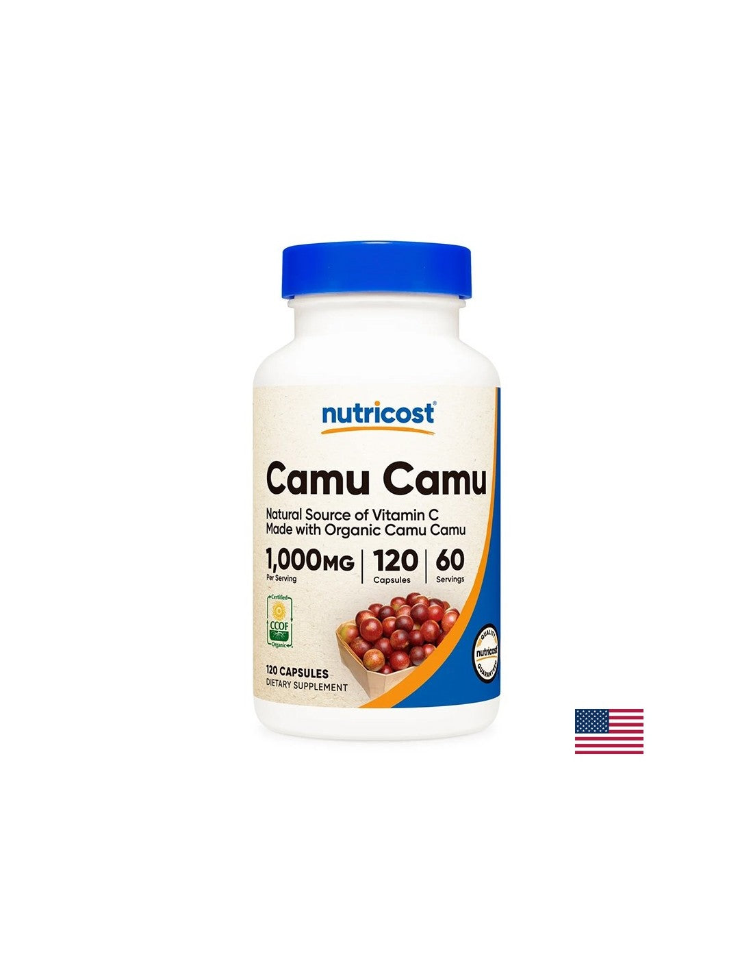 Imunitetas - Kamu kamu (Kamu kamu), 500 mg x 120 kapsulės