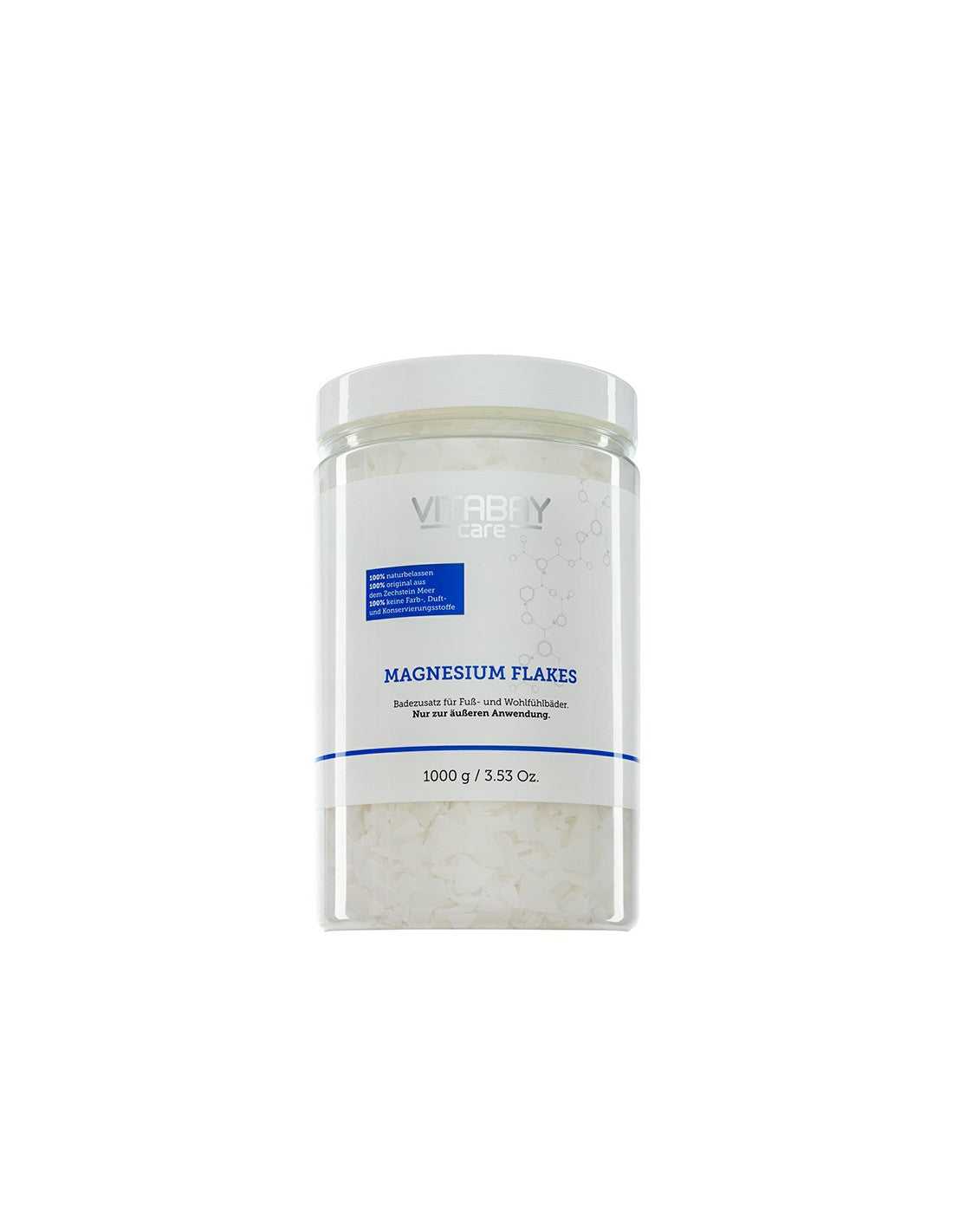 Care Magnesium Flakes - Magnesium flakes, 1000 g Vitabay