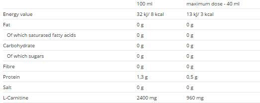 Carnitine Liquid 500 ml 500 ml