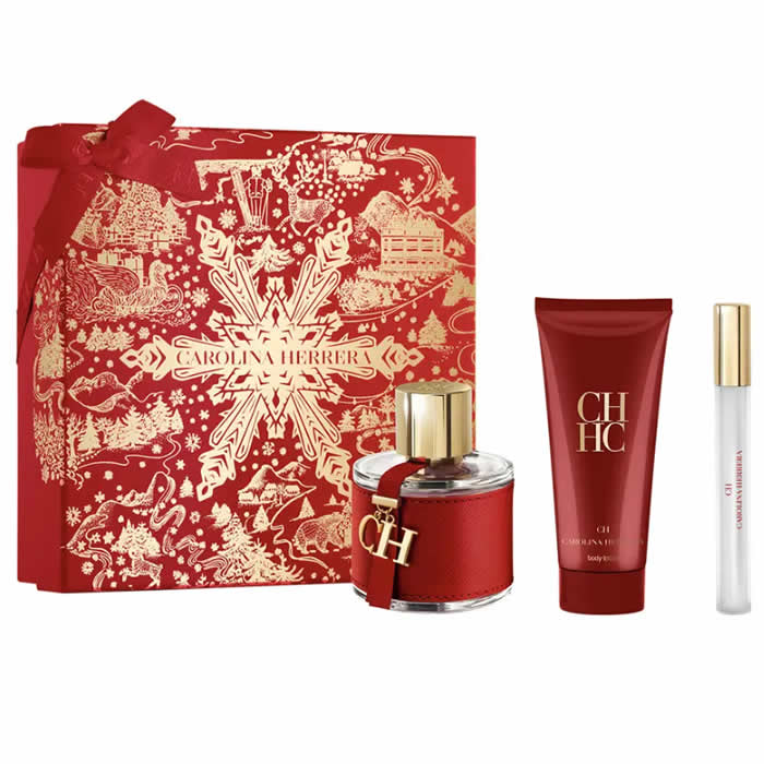 <tc>CAROLINA HERRERA</tc> Ch Eau De Toilette Spray 100ml Sada 3 kusů