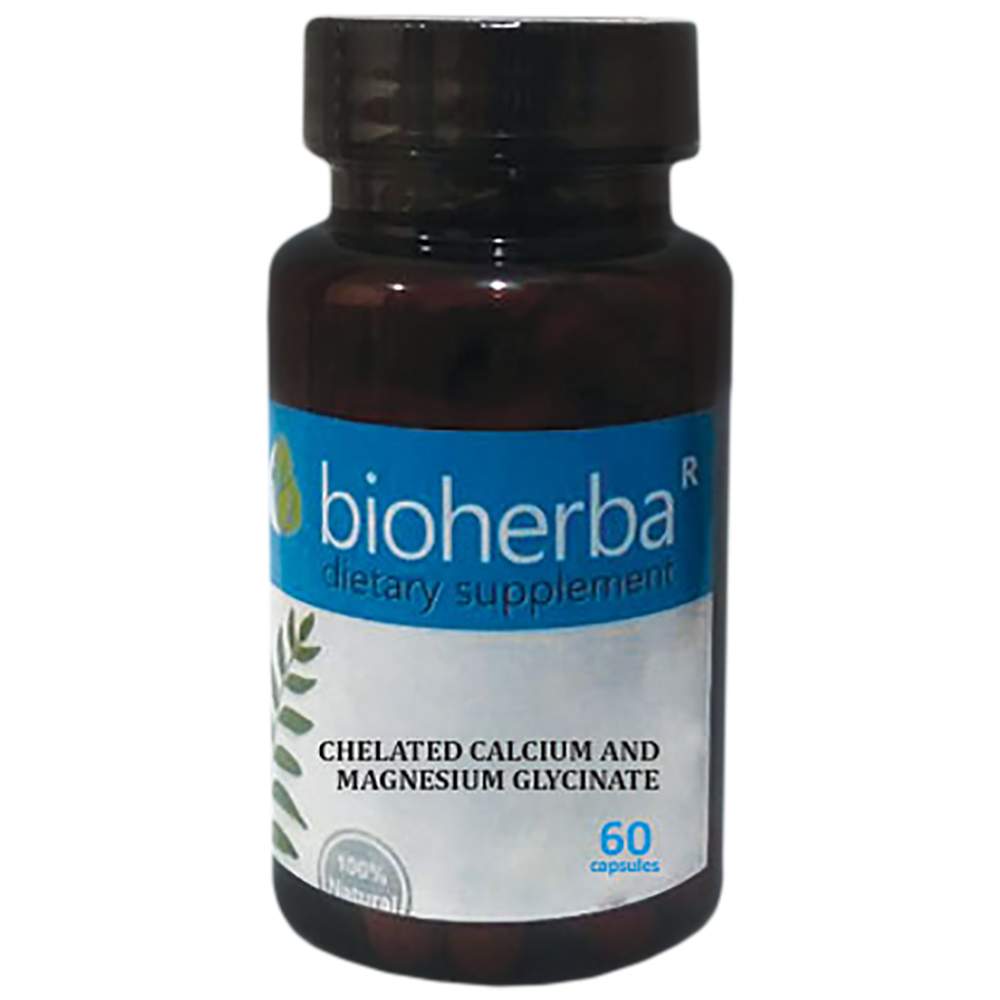 Cheléiert Kalzium an Magnesium Glycinat 133 mg - 60 Kapselen