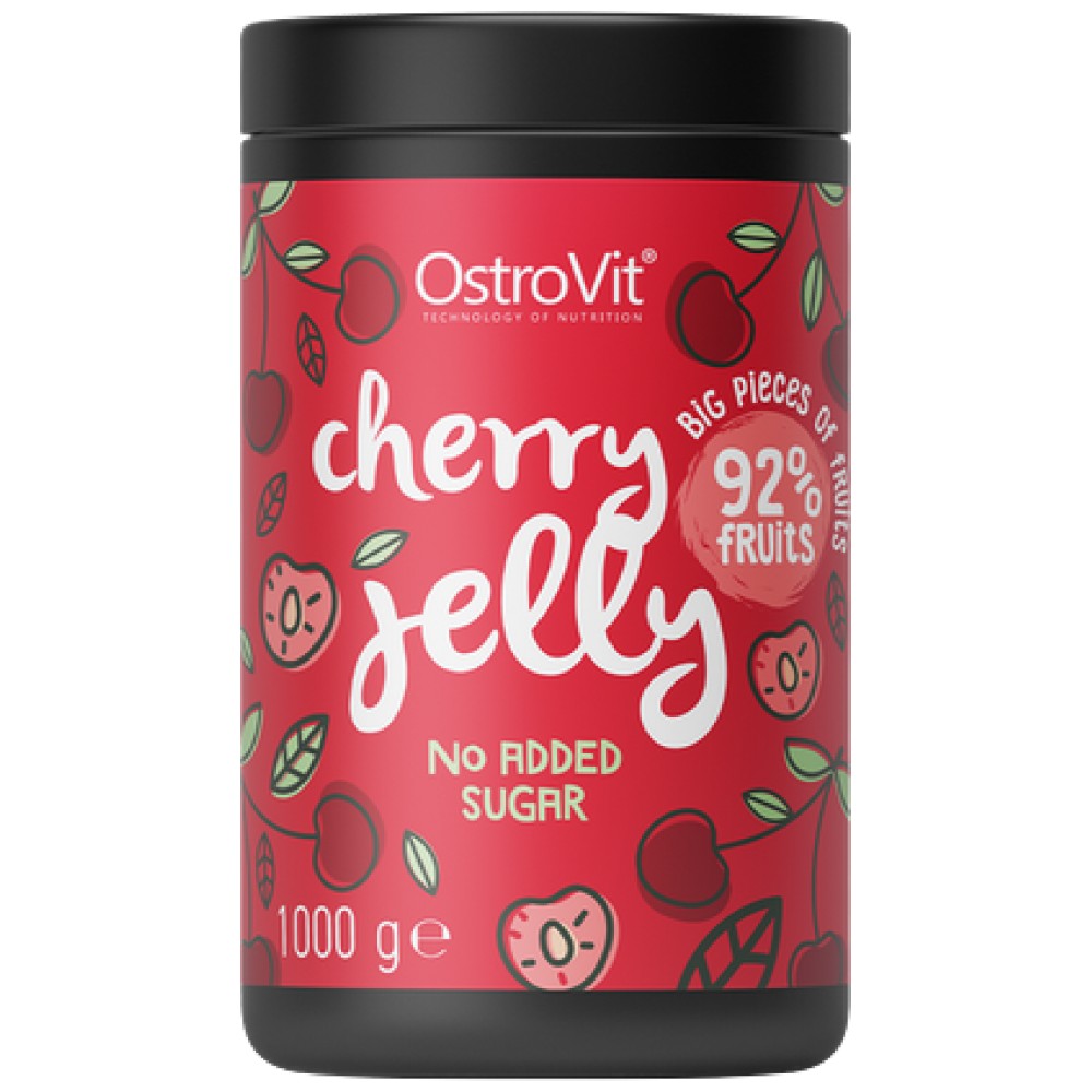Cherry Jelly | 92% Real Fruits ~ No Added Sugar 1000 grams