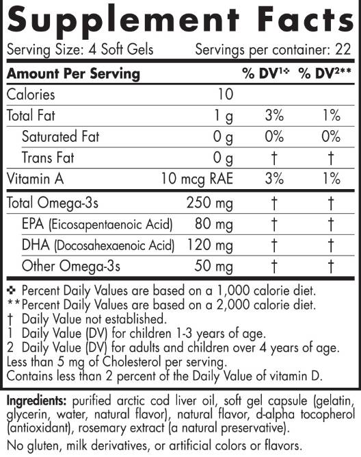 Children's DHA 250mg - 180 Gel capsules