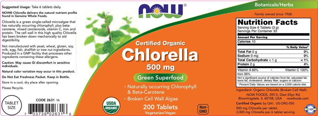 Chlorellellio YOLLT 500 MG - 200 Pëllen