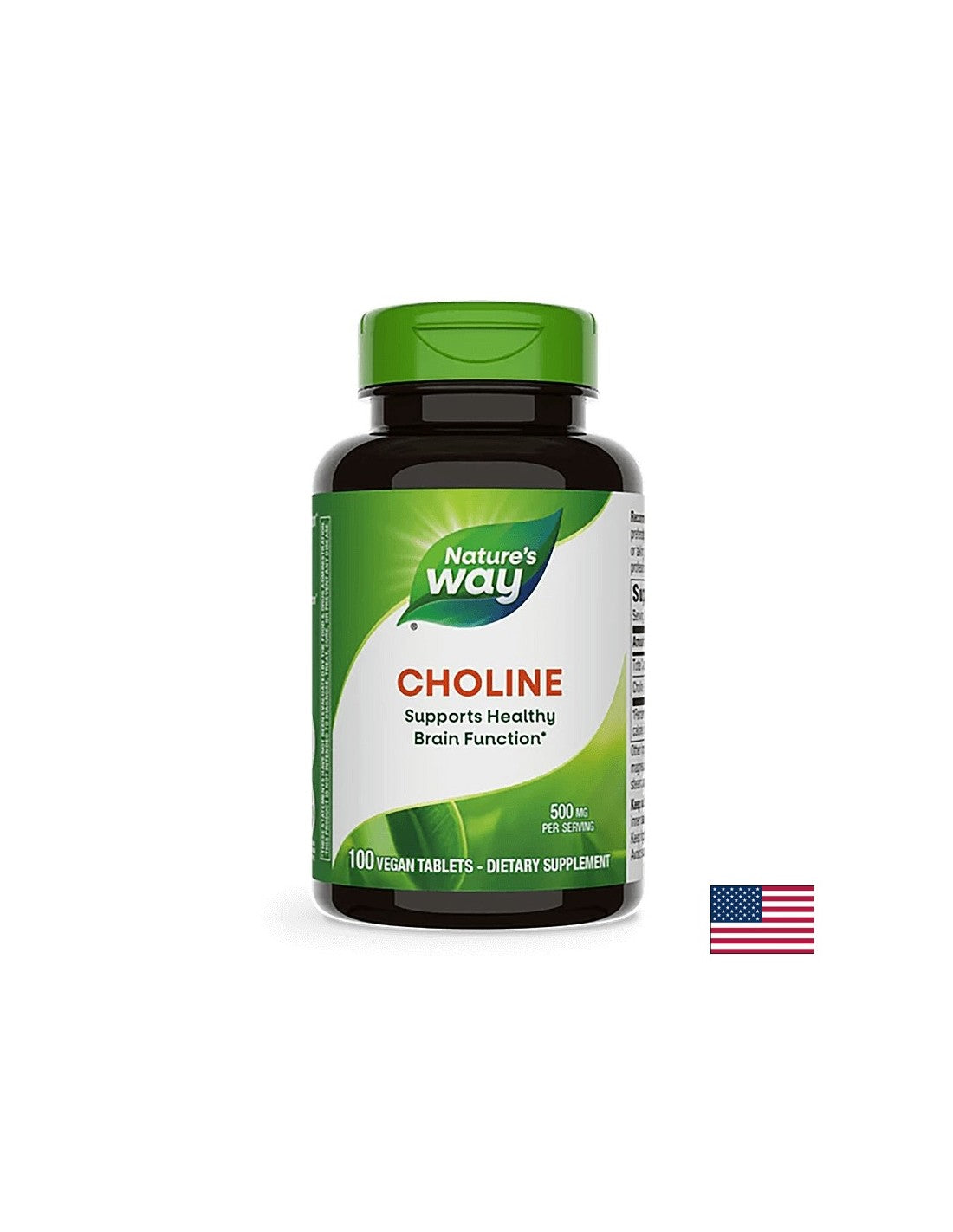 Choline 500 mg - 100 tabletas