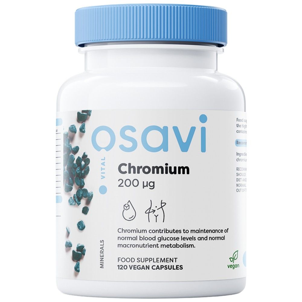 Picolinato de cromo 200 mcg - 120 cápsulas