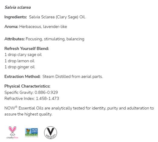 Clary Sage Oil | 100% Pure Salvia Sclarea - 30 ml