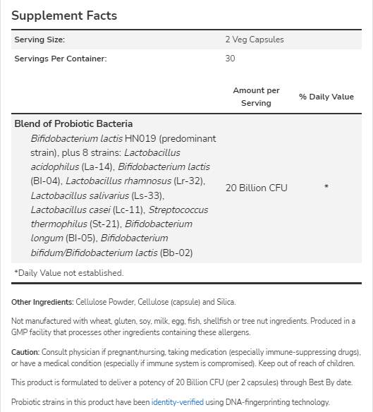 Clinical GI Probiotic - 60 capsules