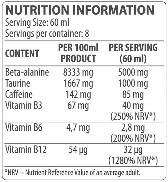 Muscle Force | Pre-Workout Liquid - 500 ml