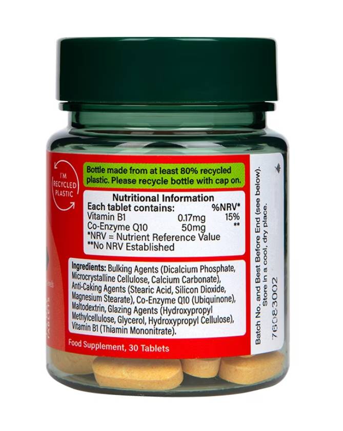 Coenzyme Q10 50mg - 30 Tablets
