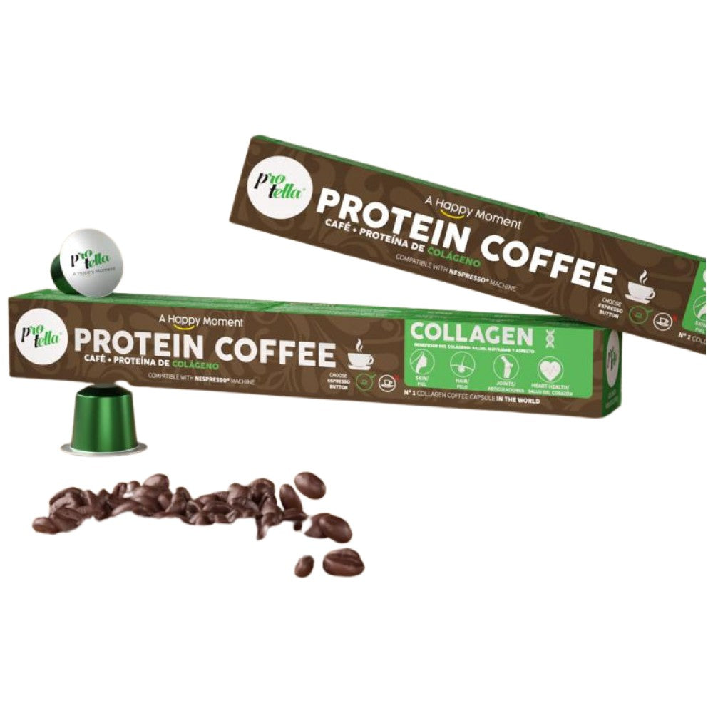 Café de proteína de colágeno | Cápsulas - 40 gramos