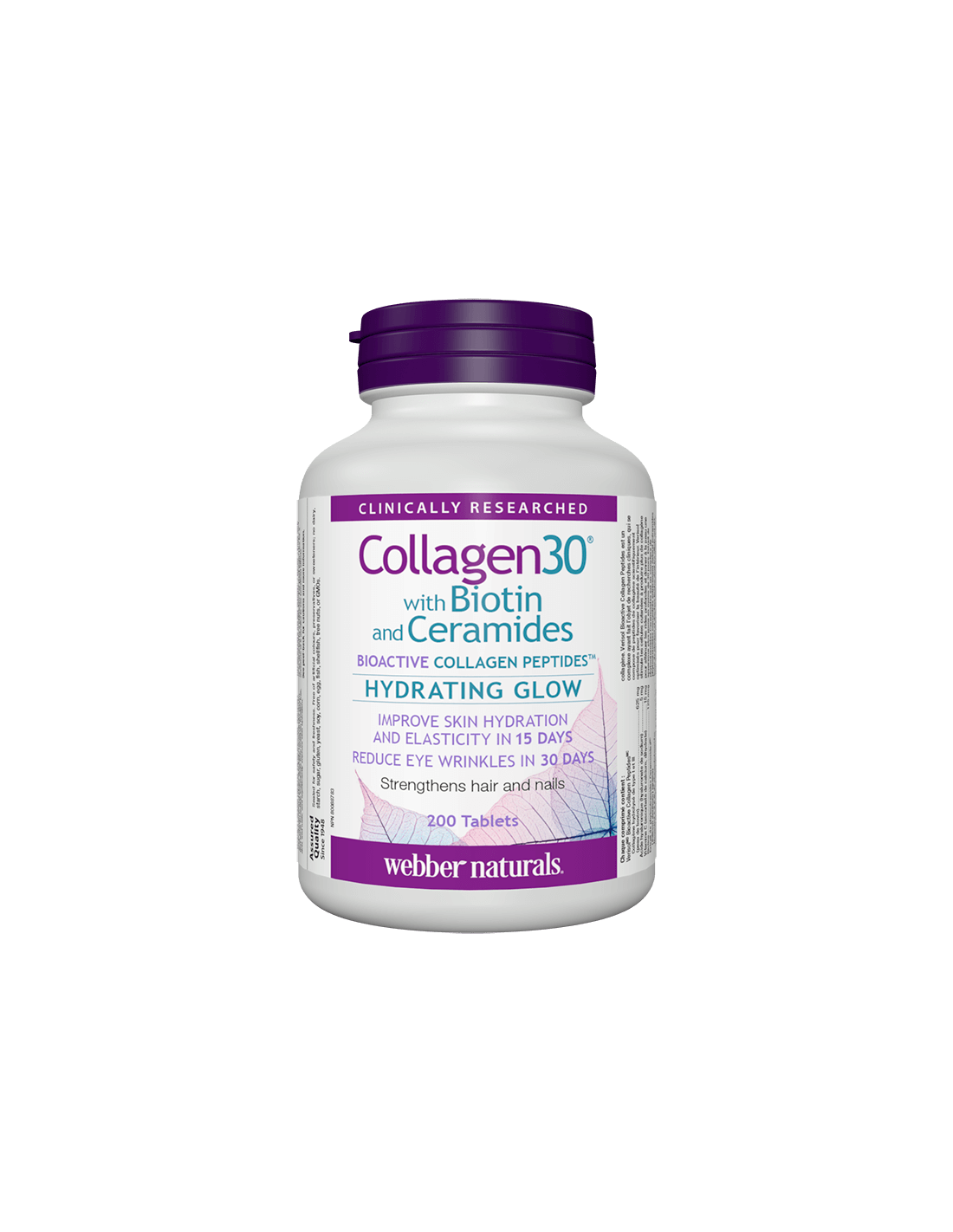 Kolagen30® s biotinem a ceramidy / kolagenem (bioaktivní kolagenové peptidy) s biotinem a ceramidy, 200 tabletů