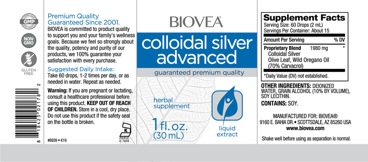 Tsolloïdale zilveren Advanance / 30 ml