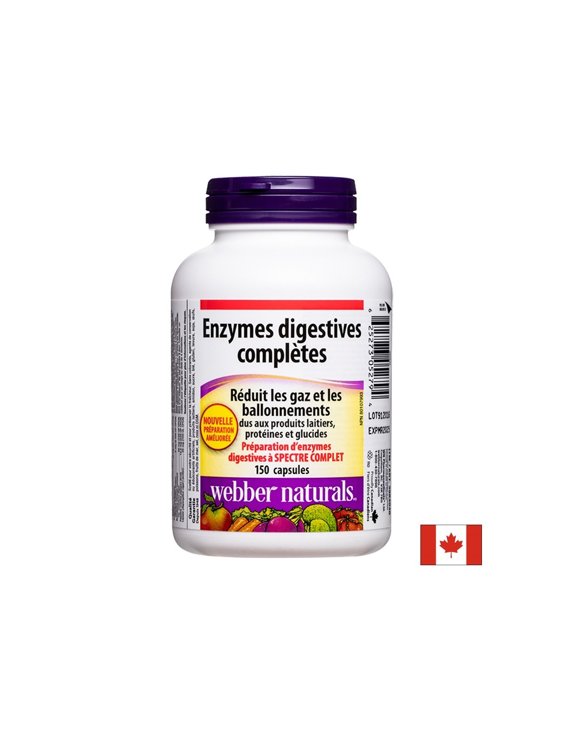 Digestive enzymes Complete Digestive, 150 capsules