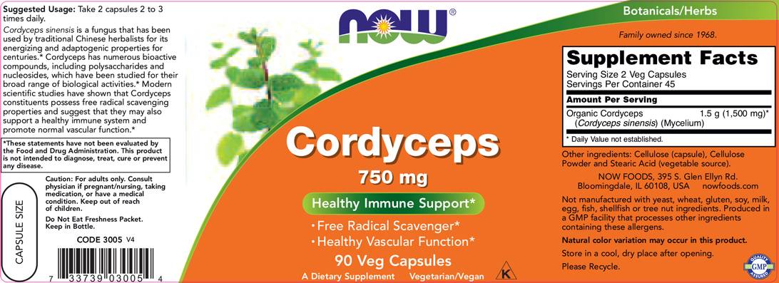 Cordycers 750 mg - 90 Kapselen