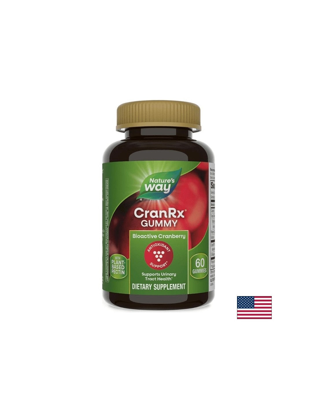 „Cranrx Gummies“ šlapimo sveikata - 60 kramtomųjų drapų