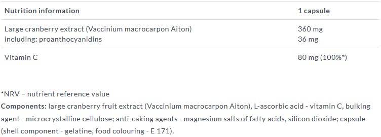 Cranberry Premium Extrait - 30 Kapselen