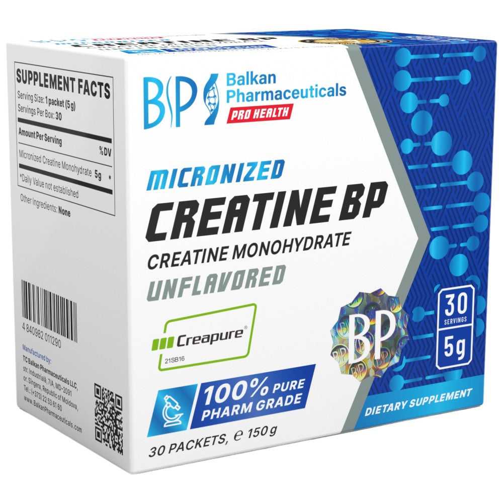 Creatine BP Sachets | Creapure® - 30 x 5 grams
