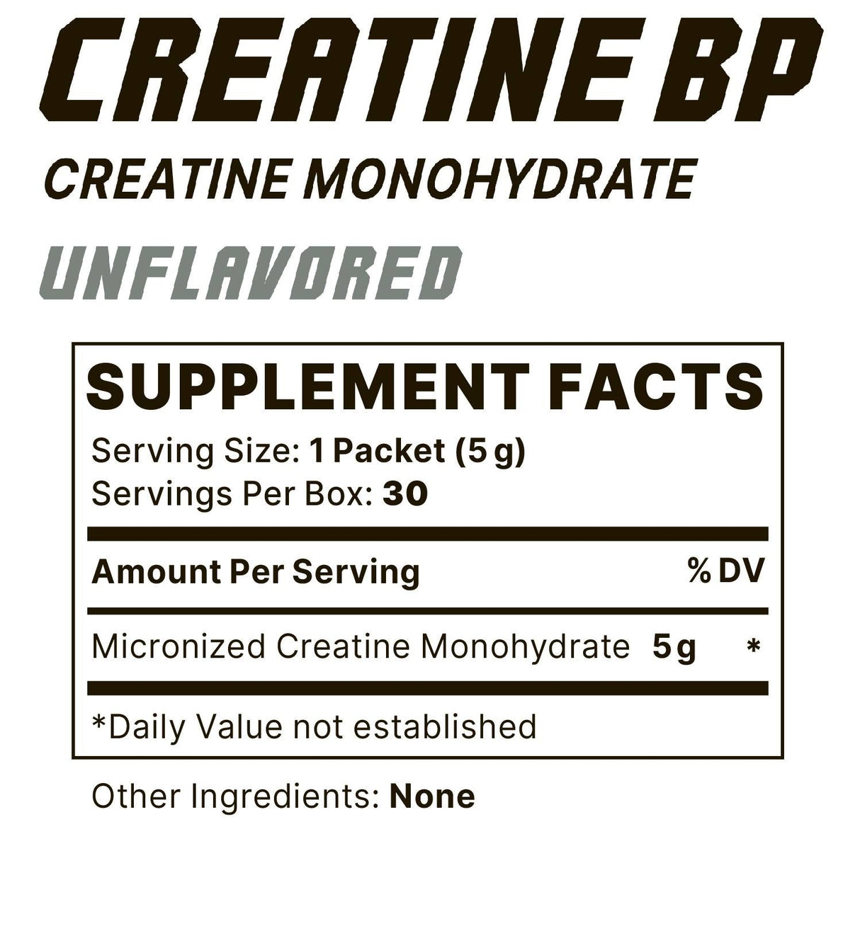Creatine BP Sachets | Creapure® - 30 x 5 grams