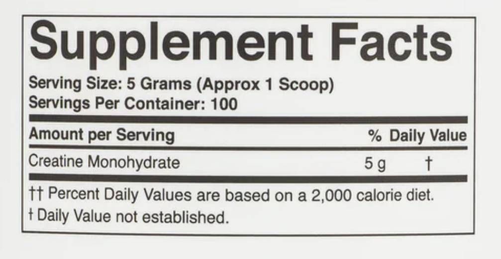 Creatine monohydraat | Micronized - 500 gram